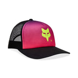 FOX LADY ELEVATED TRUCKER PINK BASEBALL CAP