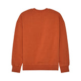 Fox Wordmark Oversized Fleece Crew Cognac Sweatshirt