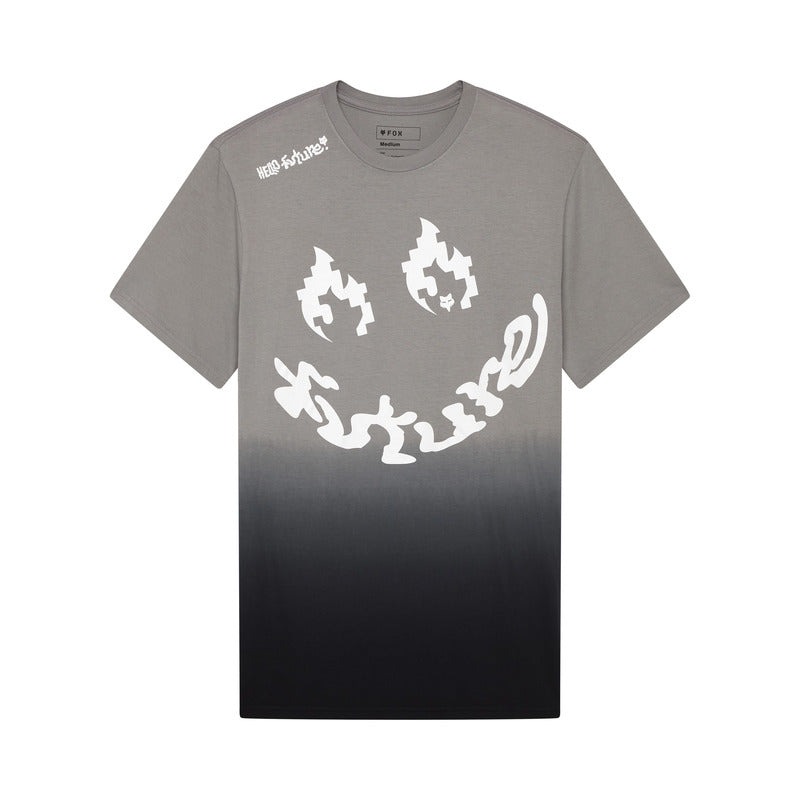 T-SHIRT FOX HELLO FOX SS PREM TEE STEEL GRAY