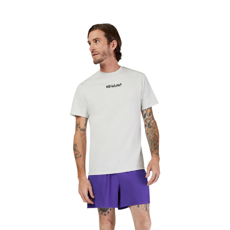 T-SHIRT FOX FUTURE SS PREM TEE LIGHT GRAY