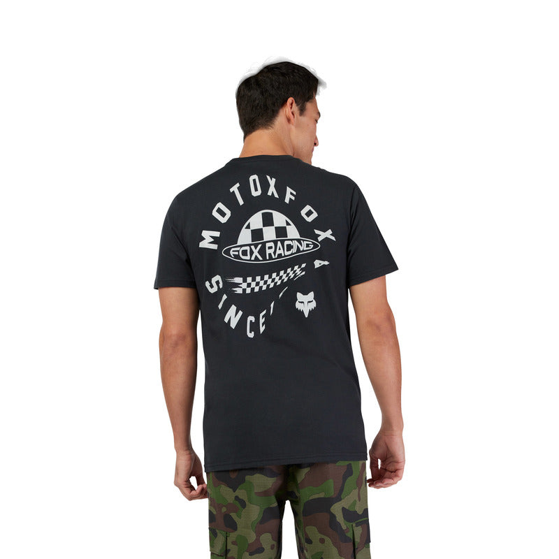 T-SHIRT FOX PLANET MOTO SS PREM TEE BLACK