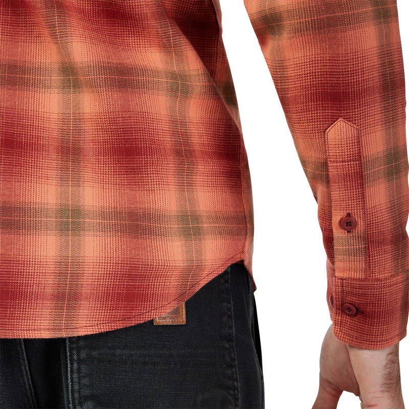 Fox Survivalist Stretch Flannel Rust Shirt | RideHub