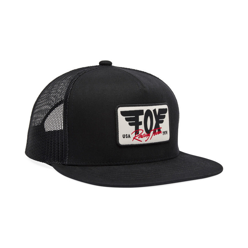 FOX WINGED TRUCKER BLACK CAP