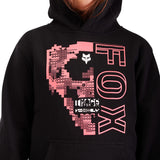FOX JUNIOR IMAGE SKULL FLEECE PO BLACK HOODIE