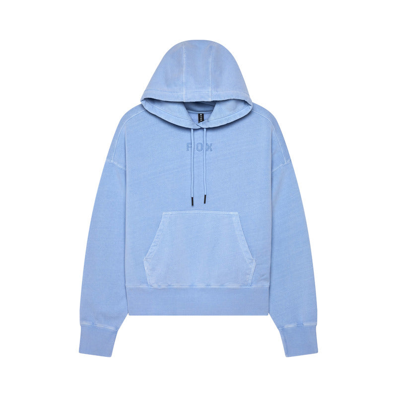 Fox Lady Wordmark Oversized Cashmere Blue Hoodie