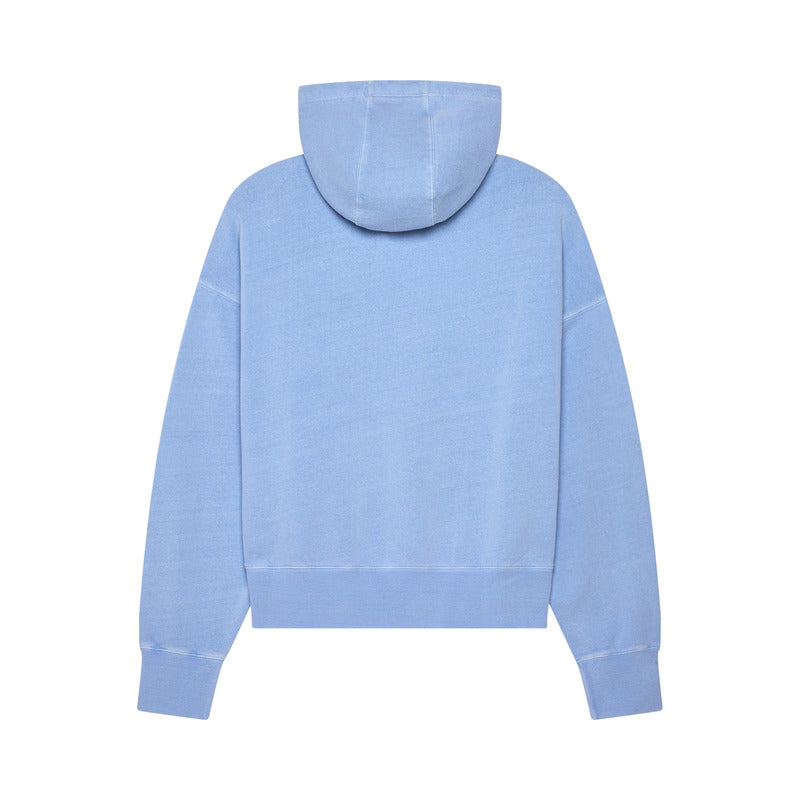 Fox Lady Wordmark Oversized Cashmere Blue Hoodie