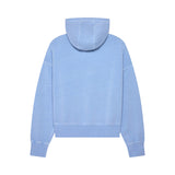 Fox Lady Wordmark Oversized Cashmere Blue Hoodie