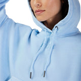 Fox Lady Wordmark Oversized Cashmere Blue Hoodie