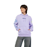 FOX LADY HELLO FUTURE FLEECE HOODIE LILAC