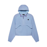 Fox Lady Survivalist Windbreaker Cashmere Blue Hoodie
