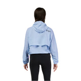 Fox Lady Survivalist Windbreaker Cashmere Blue Hoodie