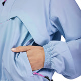 Fox Lady Survivalist Windbreaker Cashmere Blue Hoodie