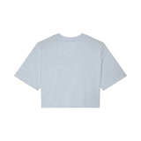 T-SHIRT FOX LADY WORDMARK OS CROP TEE PALE BLUE