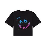 T-SHIRT FOX LADY HELLO FOX SS BABY TEE BLACK