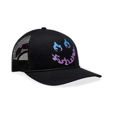FOX LADY HELLO FOX TRUCKER BLACK BASEBALL CAP