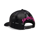 FOX LADY HELLO FOX TRUCKER BLACK BASEBALL CAP