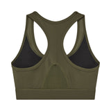 FOX LADY MOTIVE BRA OLIVE GREEN SPORTS BRA