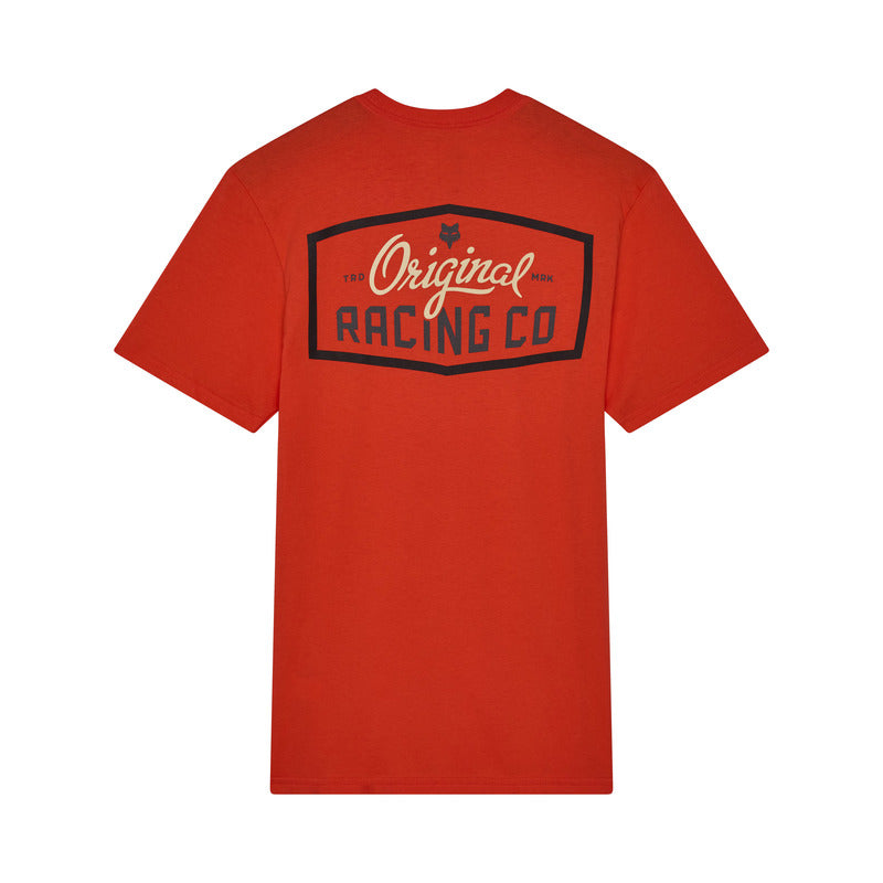 T-SHIRT FOX ORIGINAL SS PREM TEE BLOOD ORANGE