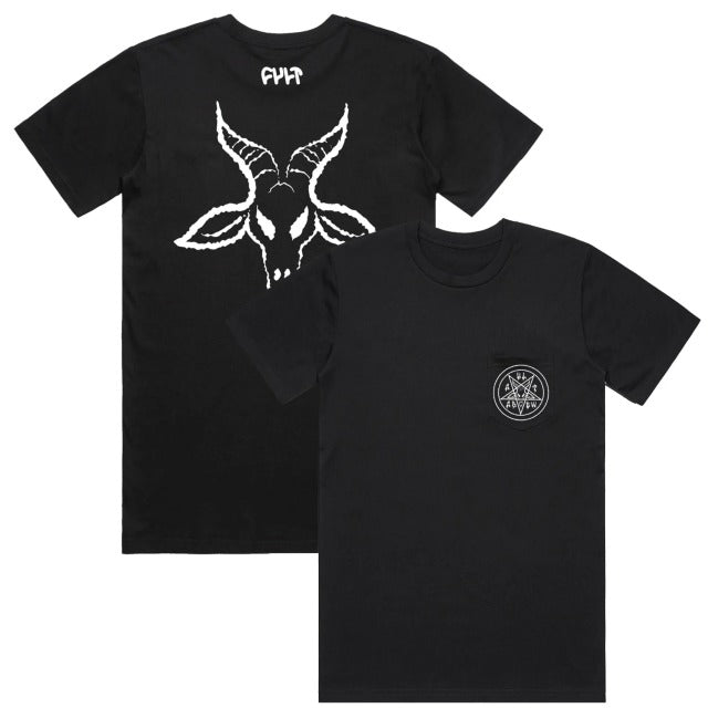 Cult Pentagram Pocket T-Shirt | Ride Hub