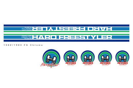 1982 DECALS Freestyle Chrome