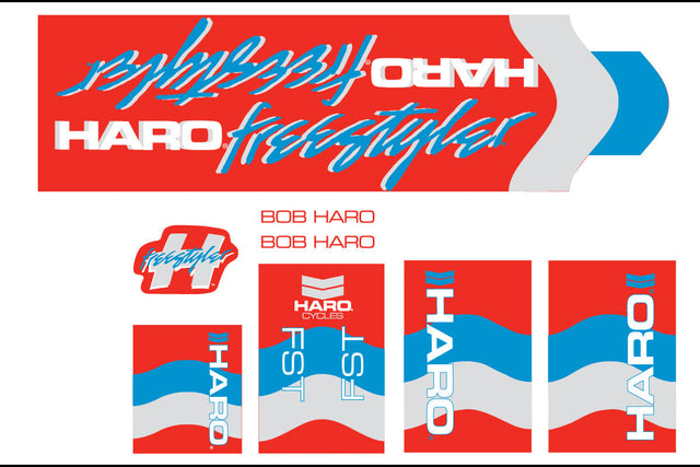 1985 DECALS Freestyler RED