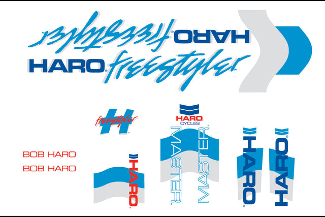 1985 DECALS Master White/Blue