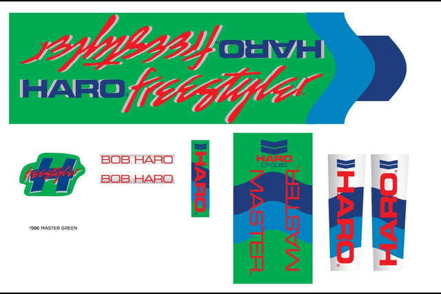 1986 DECALS MASTER GREEN