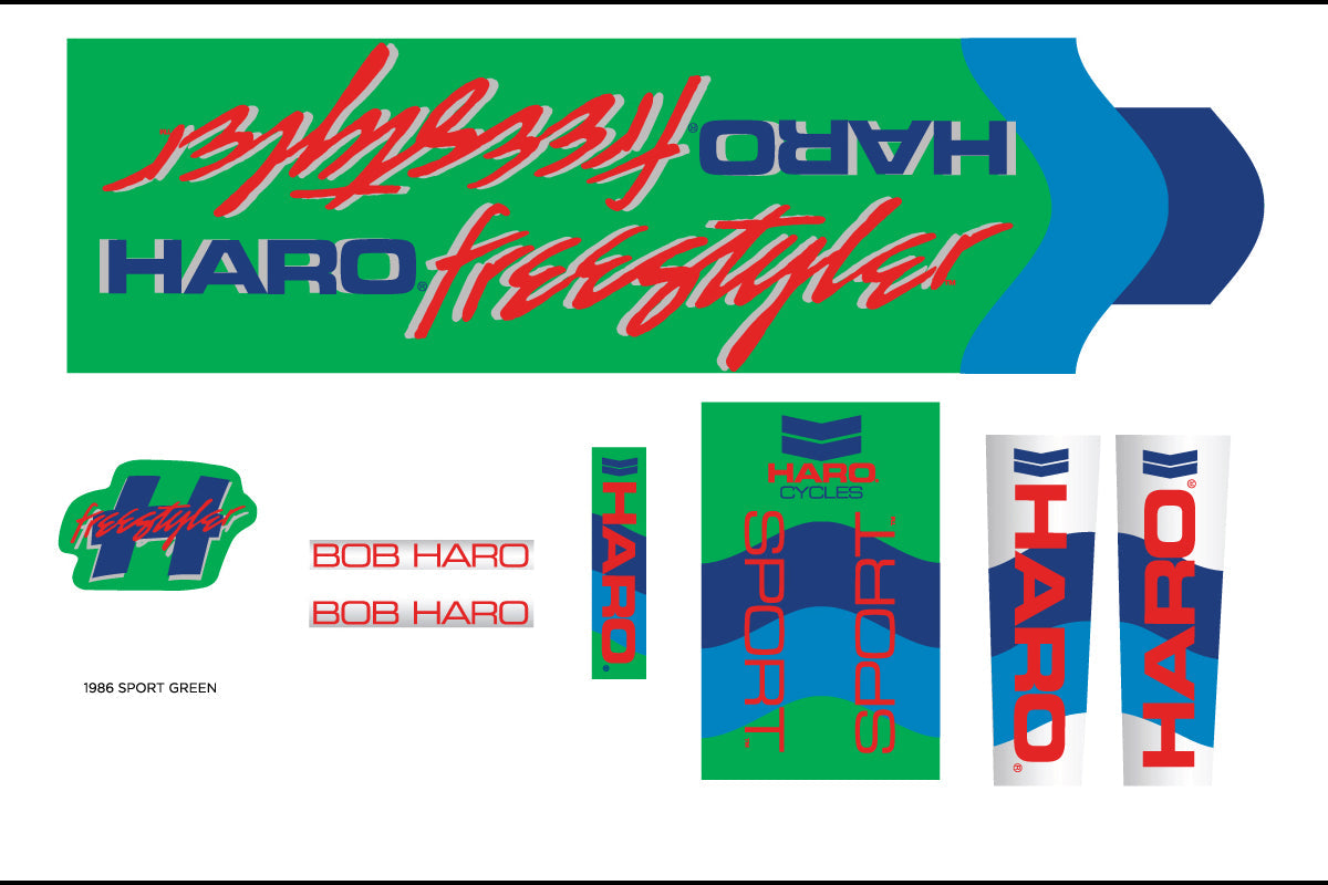 1985 DECALS Sport Green