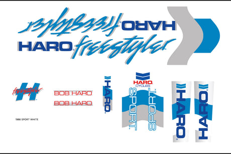 1985 DECALS Sport White