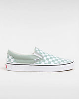 Vans Classic Slip-On Checkerboard Green/White | RideHub