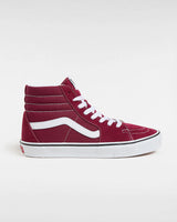 Vans Sk8-Hi Burgundy/White shoes | RideHub