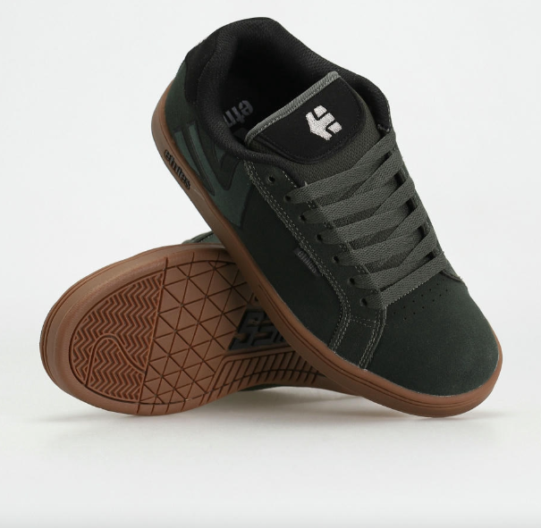 Etnies Fader Green/Gum Shoes – Classic Skate Style | Ride Hub