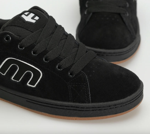Etnies Kingpin Black/Black Shoes – Classic Skate Style and Reliability | Ride Hub