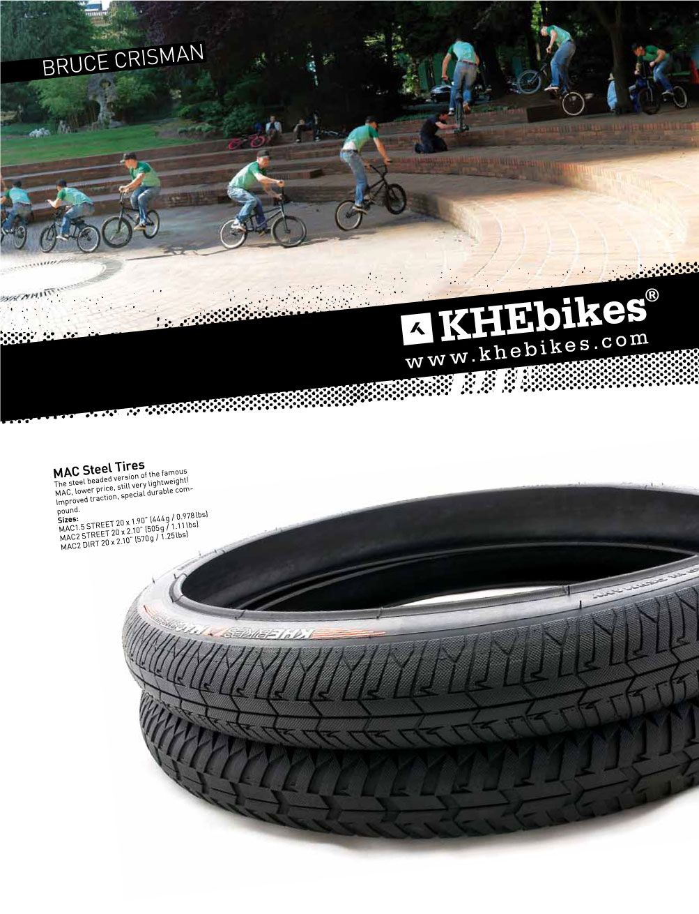 KHE MAC2+ BMX tire 20 x 2.30" | RideHub