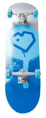 Blueprint Spray Heart V2 Skateboard | RideHub