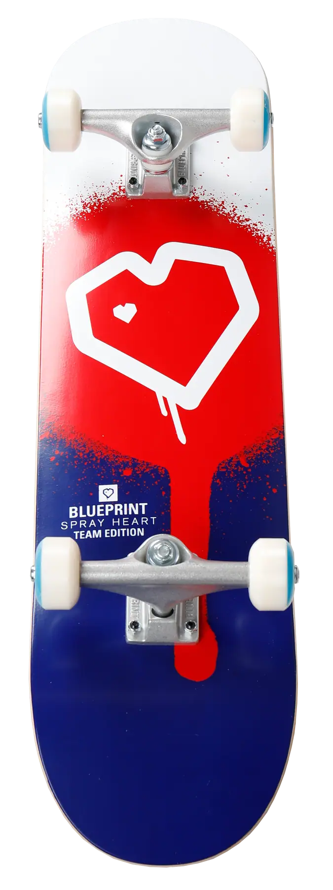 Blueprint Spray Heart V2 Skateboard | RideHub