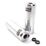 KHE PRO CNC BMX Pegs – Chrome – 10mm / 14mm (1 Pair) | RideHub