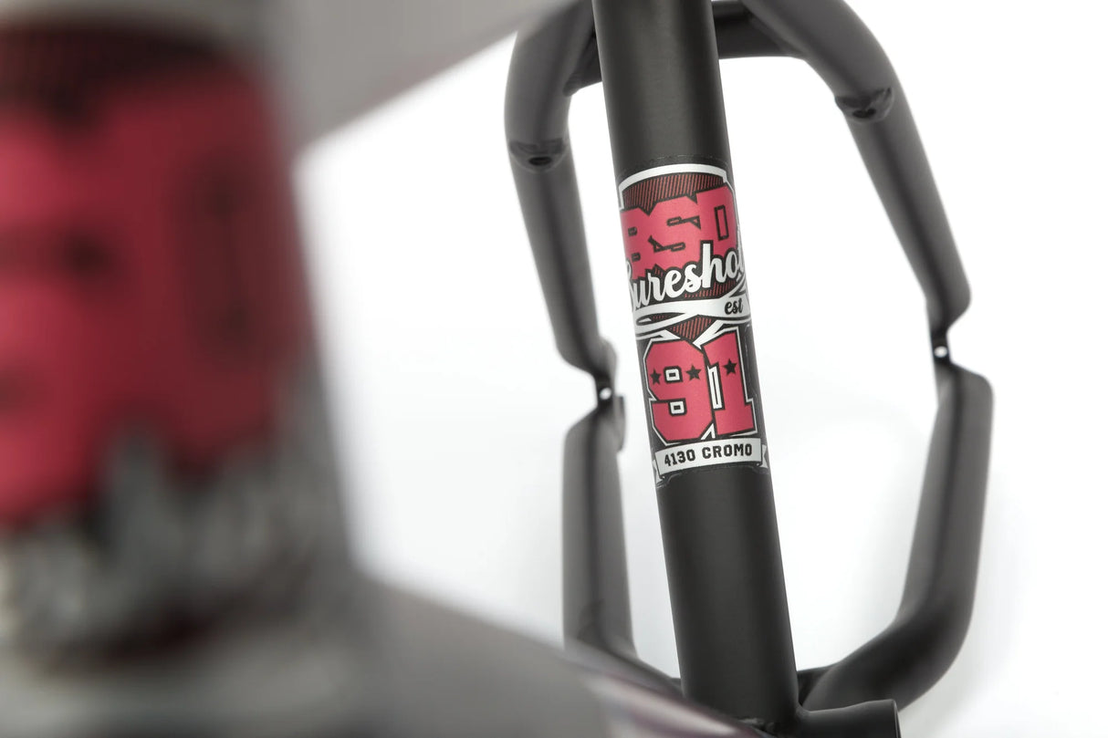 BSD Sureshot 21.0" Flat Black BMX Frame | Ride Hub