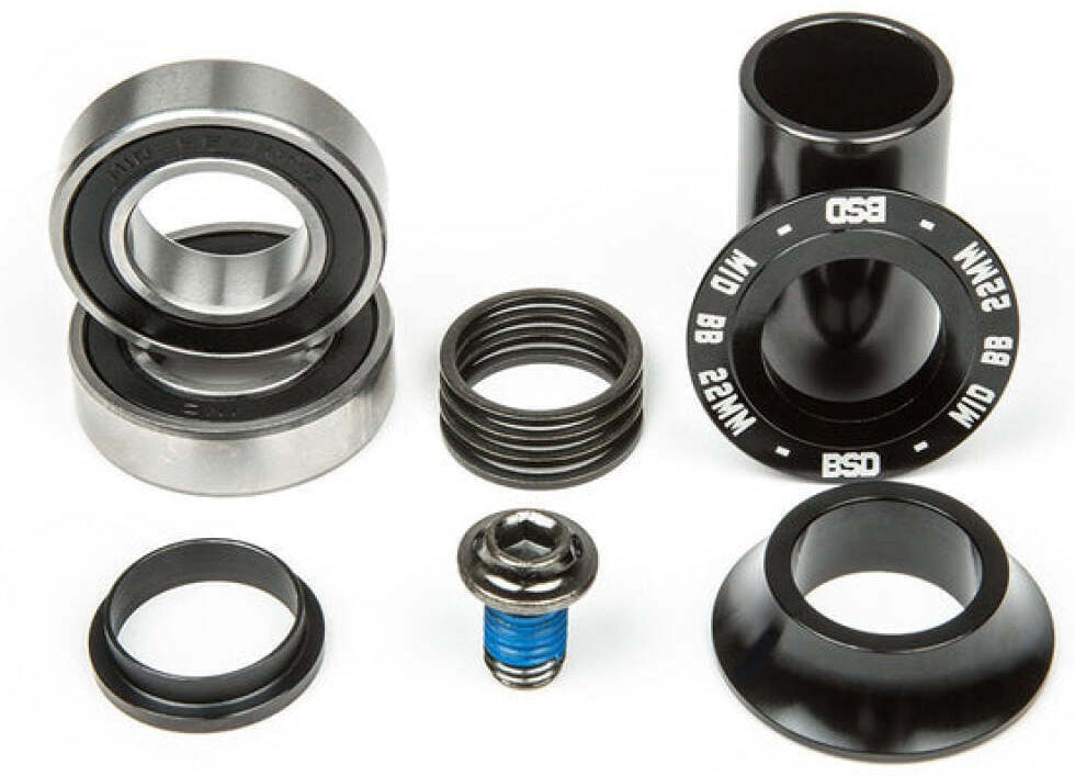 BMX BSD Substance Mid BB 19mm Black | Ride Hub