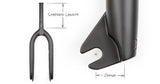 BSD Jonesin' 22mm Offset Black BMX Fork | Ride Hub