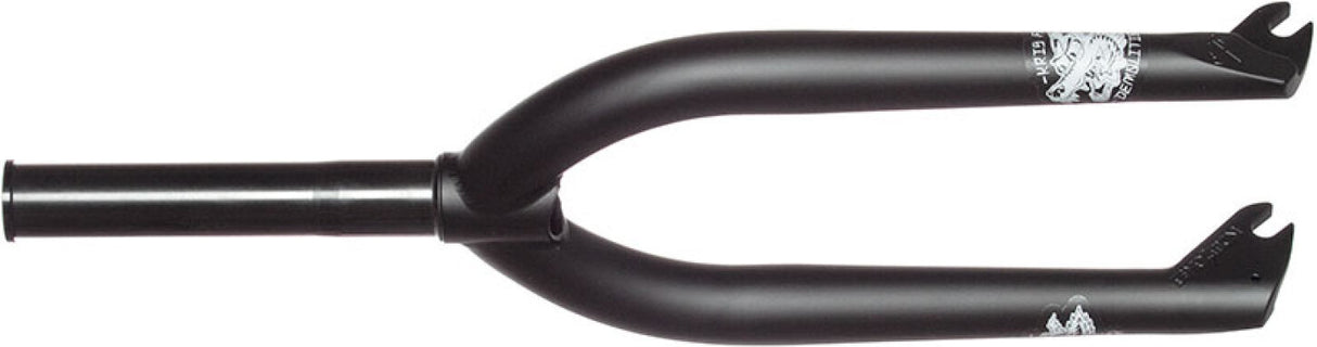 Demolition Kris Fox 28mm Offset Black BMX Fork | Ride Hub