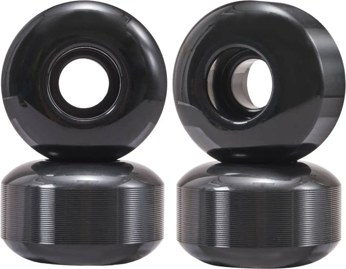 Skateboard Wheels 4-Pack Essentials Black | RideHub