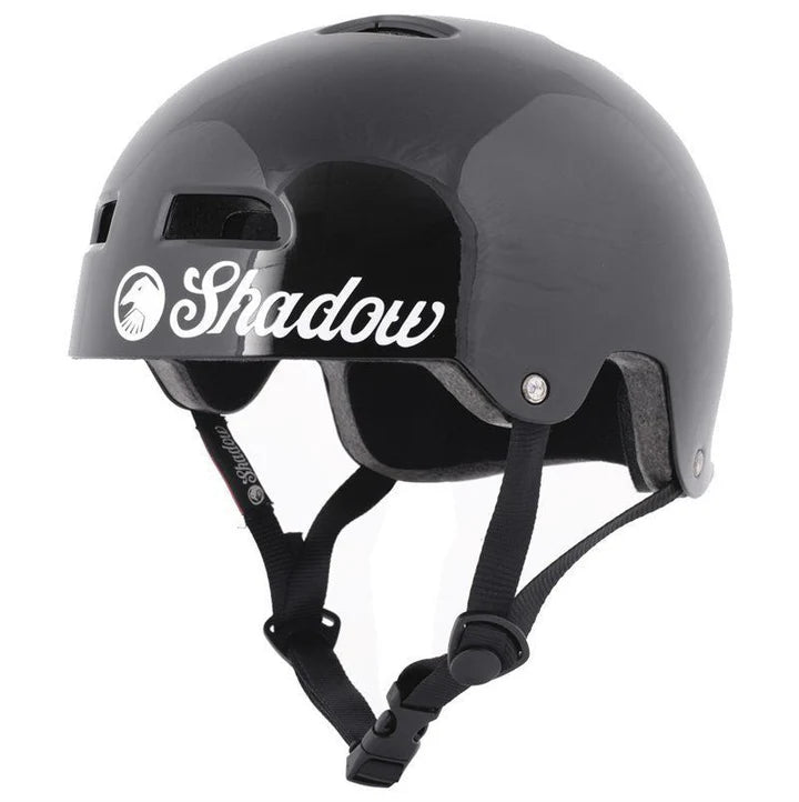 BMX Shadow Classic Helmet - Gloss Black | RideHub