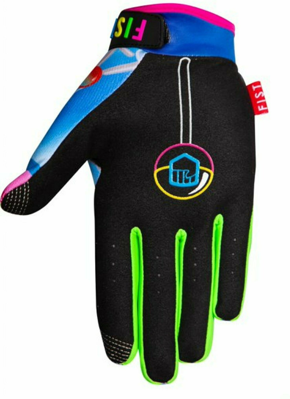 Glove Lollipop M,blue-black from Jagger Maddison
