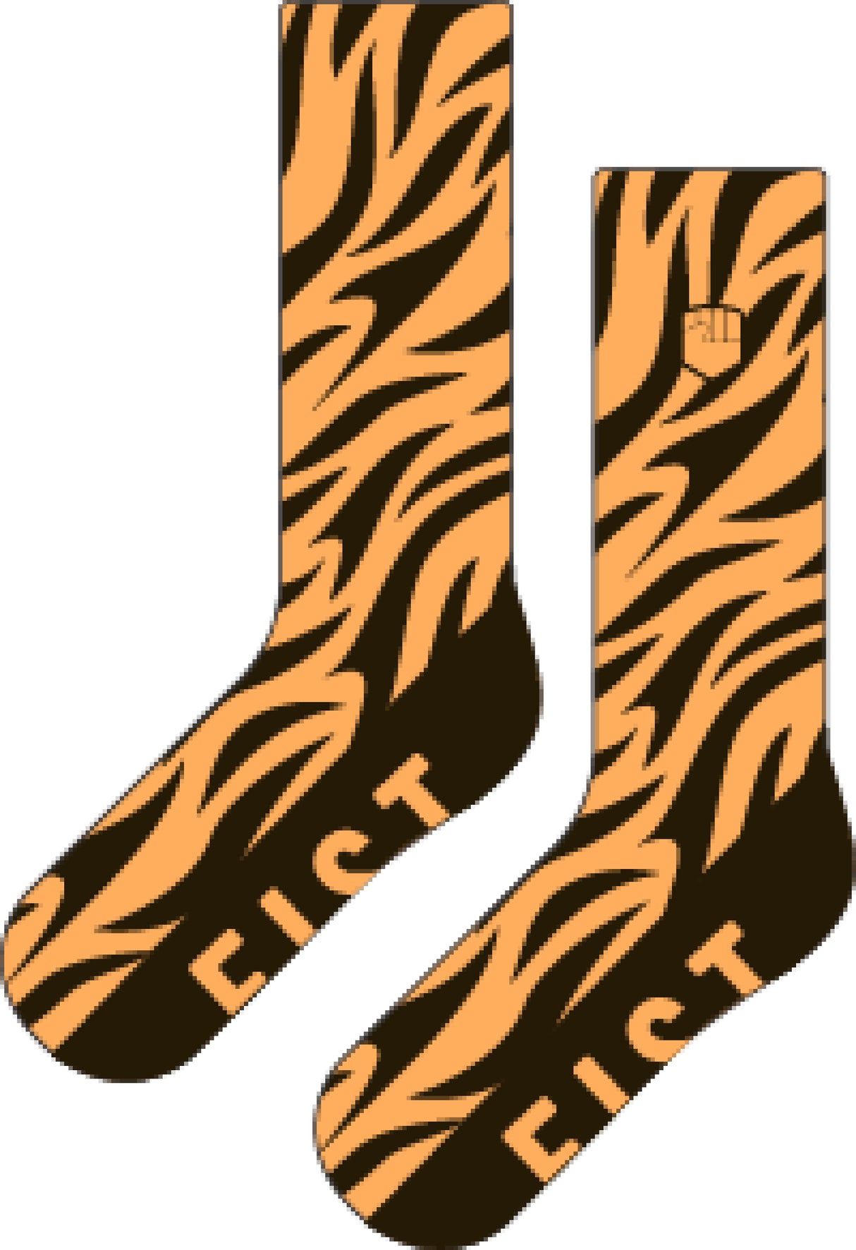 FIST Socks Tiger SM, orange-black