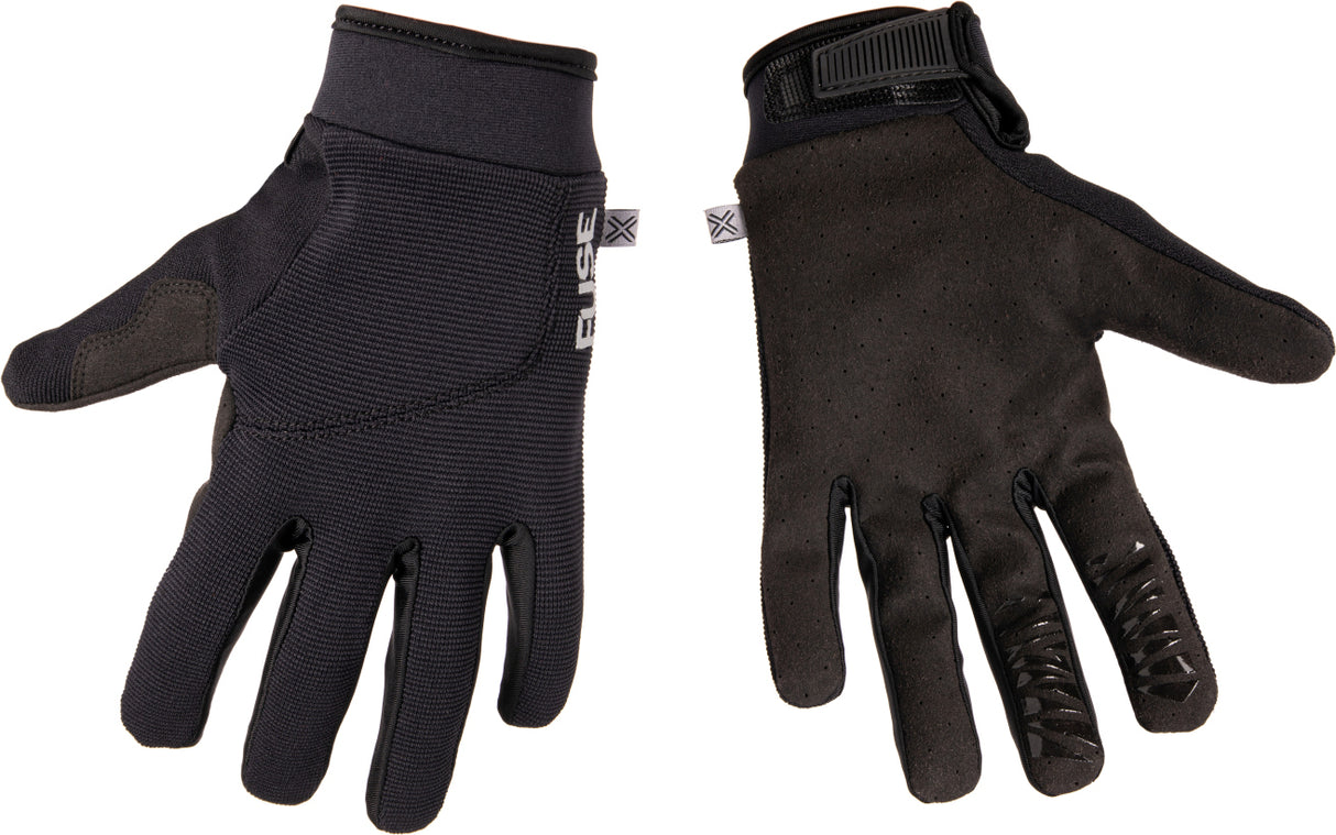 Kids' Fuse Protection Alpha Gloves Black MTB/BMX Gloves | Ride Hub