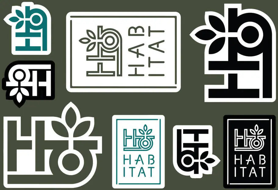Habitat Logo Sticker Sheet | RideHub