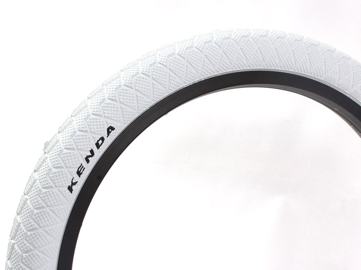 KENDA BMX Tire 20 x 1.95" White | RideHub