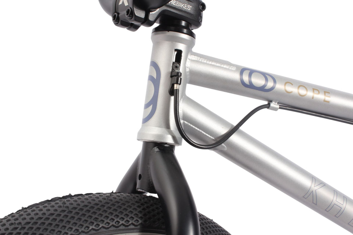Rower BMX KHE Cope 20" Flat Silver / Matt Black | RideHub