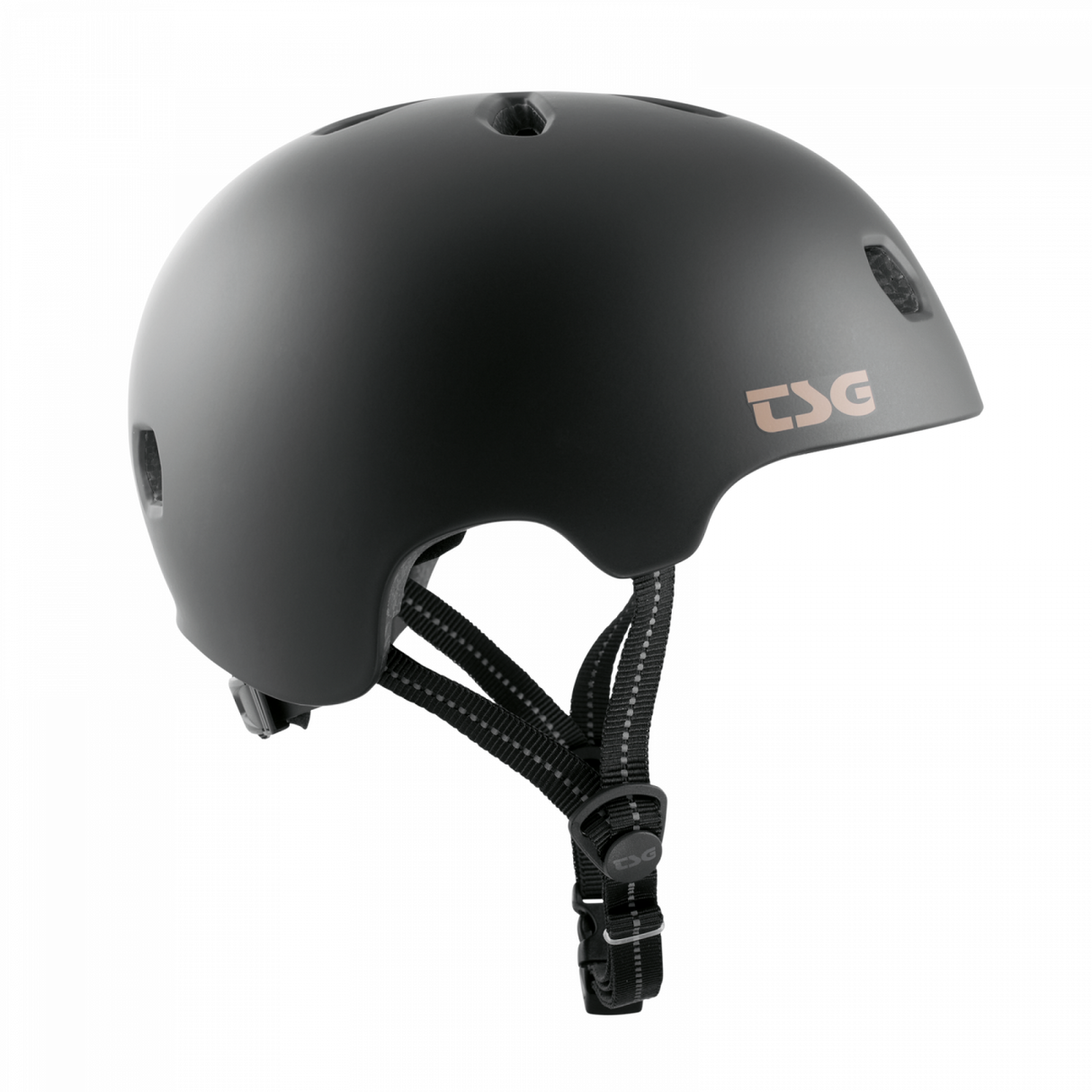 TSG Meta Solid Color Satin Black Helmet – Elegance and Safety in an Urban Style | Ride Hub